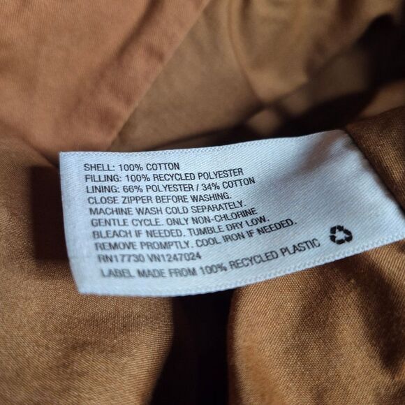 Wild Fable Quilted Utility Barn Jacket Outdoor Gorpcore Brown Size Medium - Picture 4 of 4